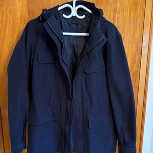 Uniqlo Men's Dark Blue Military Jacket